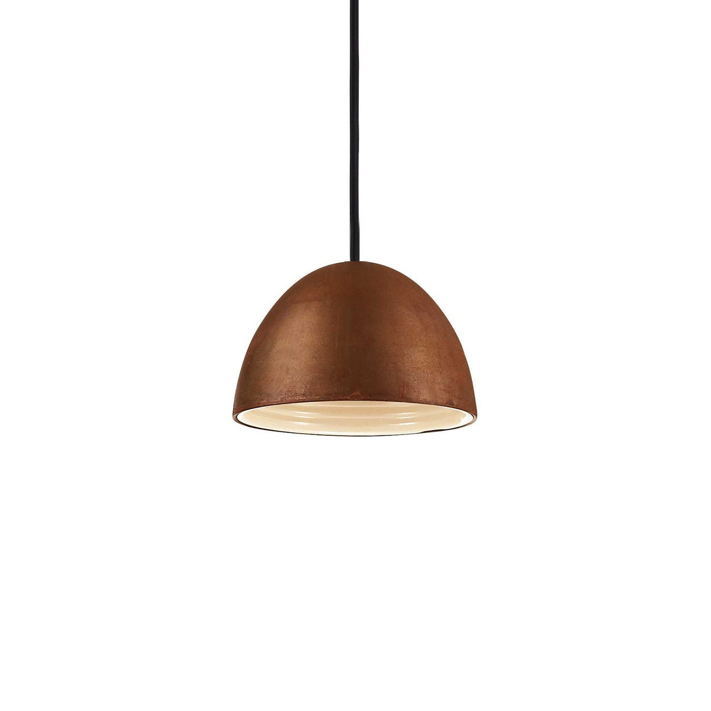Sospensione Folk SP1 D.180mm Colore Caffee E27 - 174204 - IdealLux