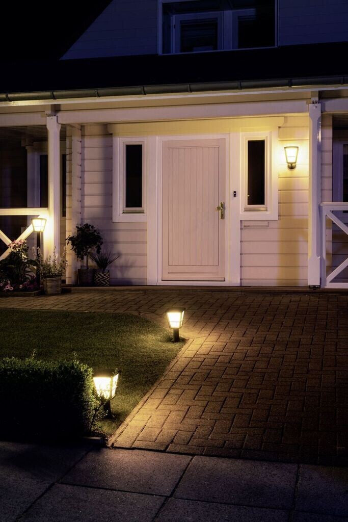 Philips Hue Lampada da parete LED Econic da esterno, stile antico - IP44 NERO 1744030P7