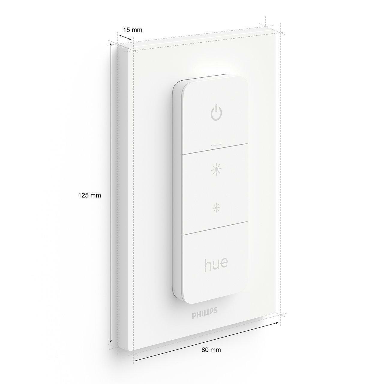 Philips Hue Dimmer Switch Wi-Fi a Batteria, Bianco – 27461700
