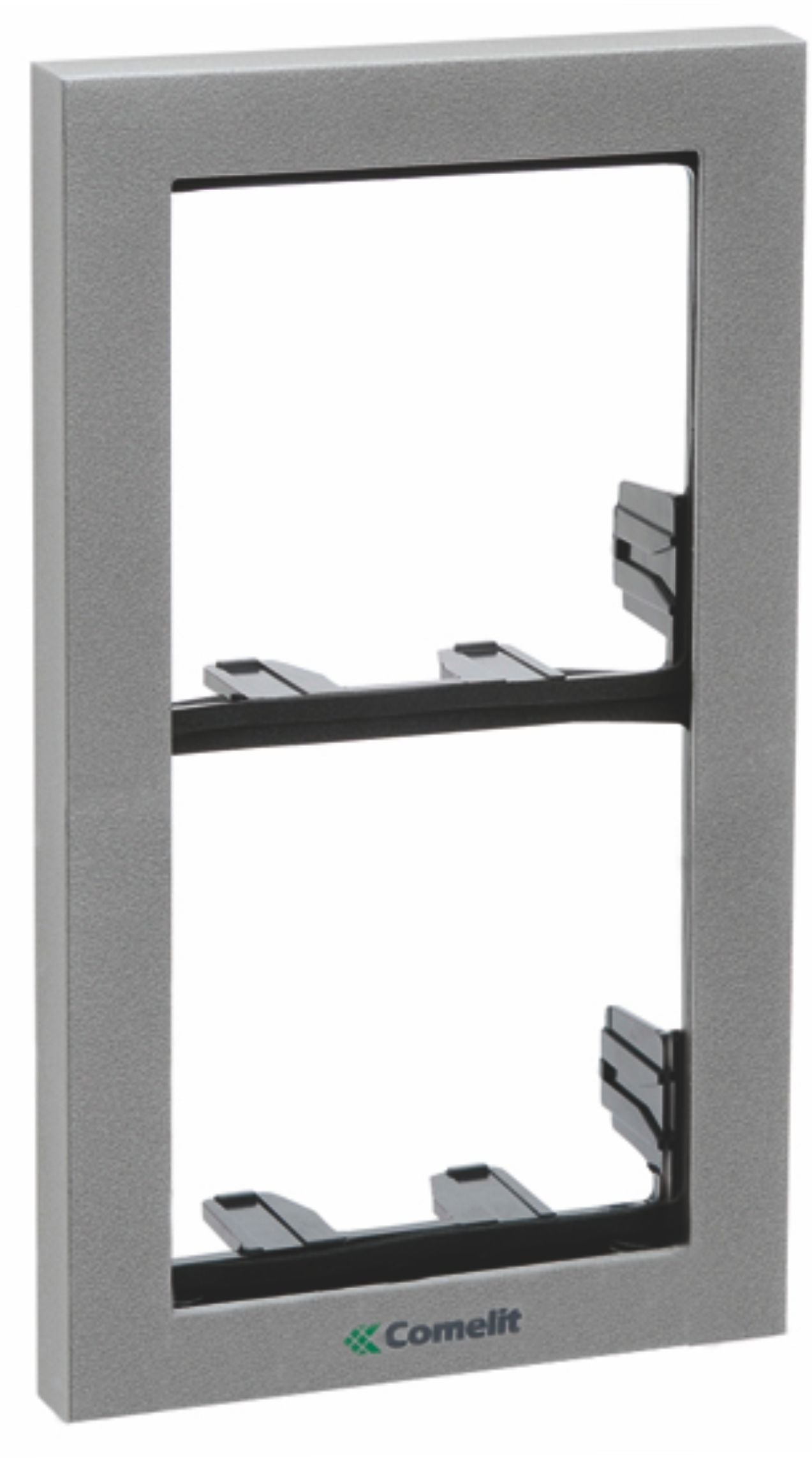 Telaio 2 Moduli Comelit 3311/2S Serie IKALL – Cornice Silver