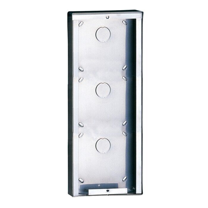 Custodia da Parete in Acciaio Inox 3 Moduli Comelit 3316/3