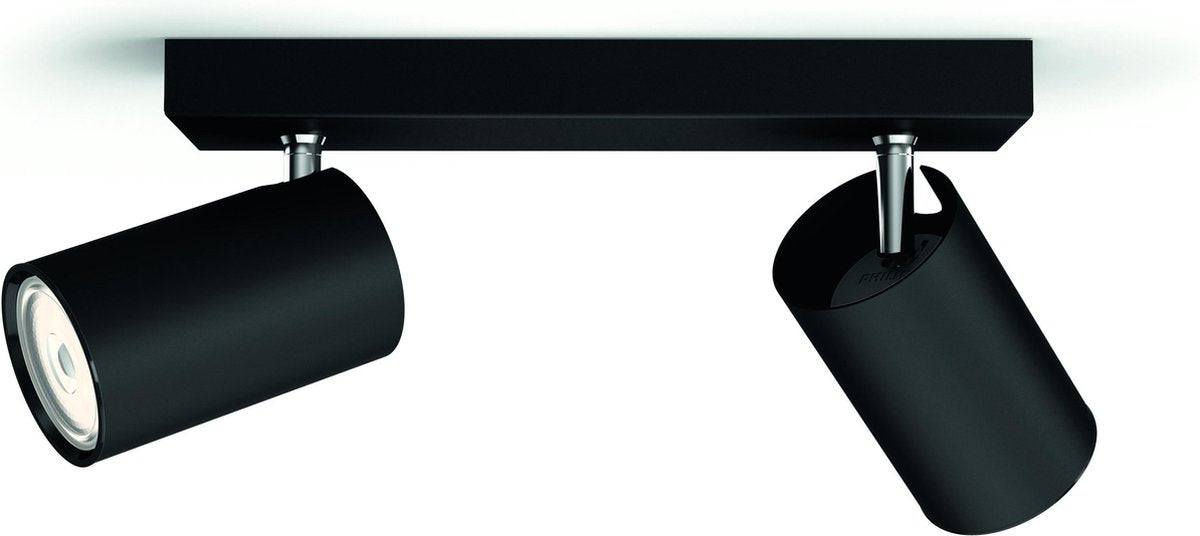 Faretto da Superficie Philips myLiving 5059230PN – Nero, GU10 LED