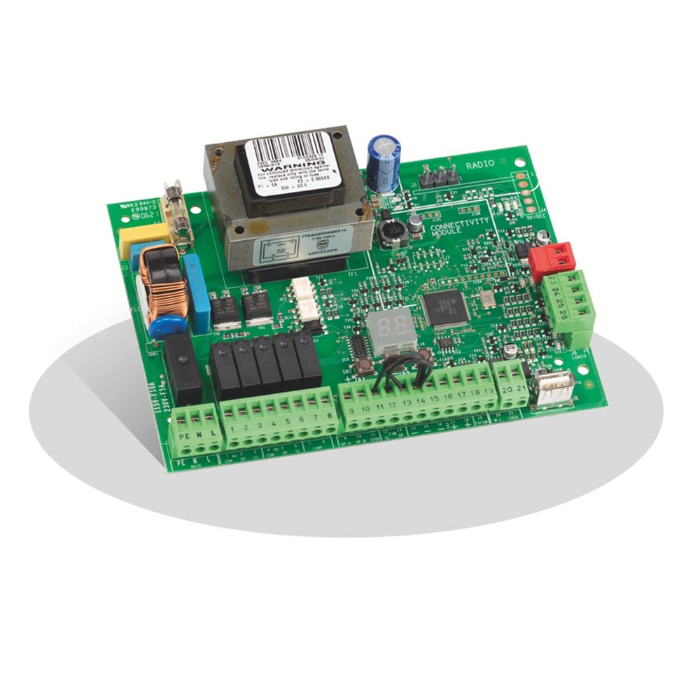 Scheda Centrale Elettronica per Cancelli a Battente Genius Brain 19, 230V – 6100328