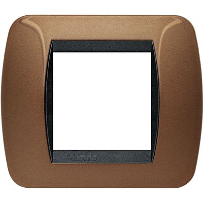 Placca Elettrica 2 Moduli BTicino L4802BO Living – Bronzo Ossidato