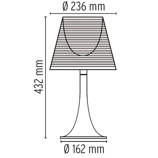 Flos Miss K - F6255007 - Lámpara de mesa suave