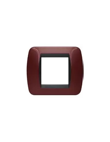 Placca Elettrica 2 Posti BTicino L4802AT Living International – Amaranto Metallizzato