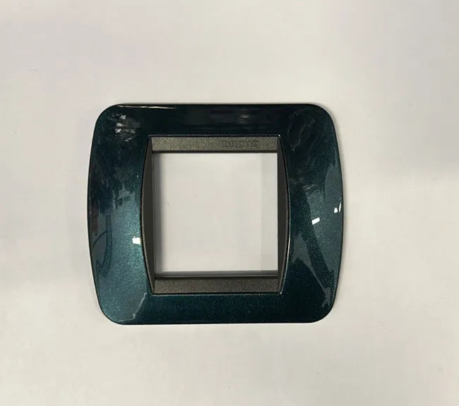 Placca Elettrica 2 Moduli BTicino L4802BT Living International – Blu Metallico