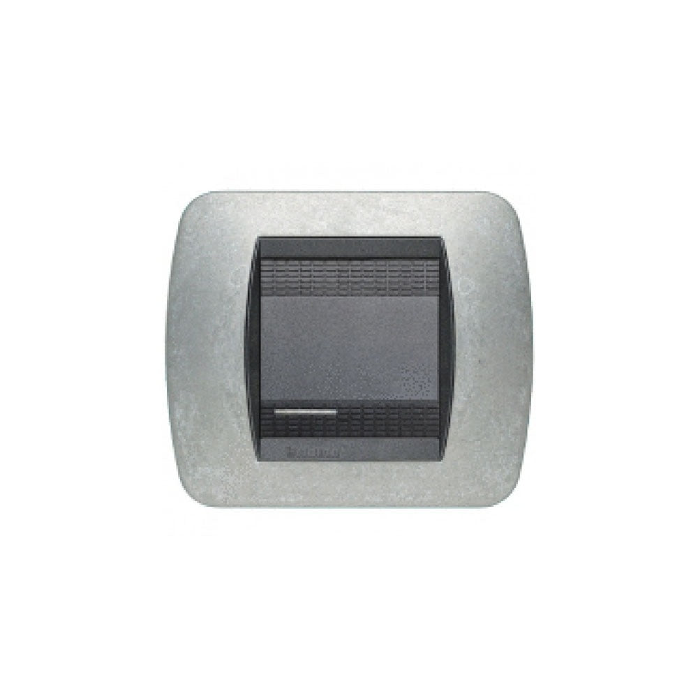 Placca Elettrica 2 Posti BTicino L4802NA Living Light – Grigio Native