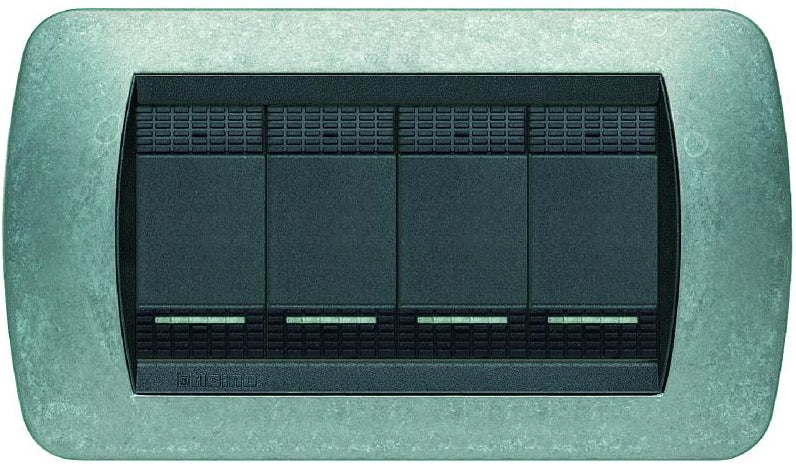 Placca Elettrica 4 Moduli BTicino L4804NA Living International – Native