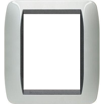 Placca Elettrica 3+3 Posti BTicino L4826AL Living – Alluminio
