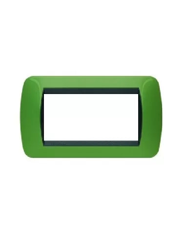 Placca Elettrica 4 Posti BTicino L4804VR Living International – Verde