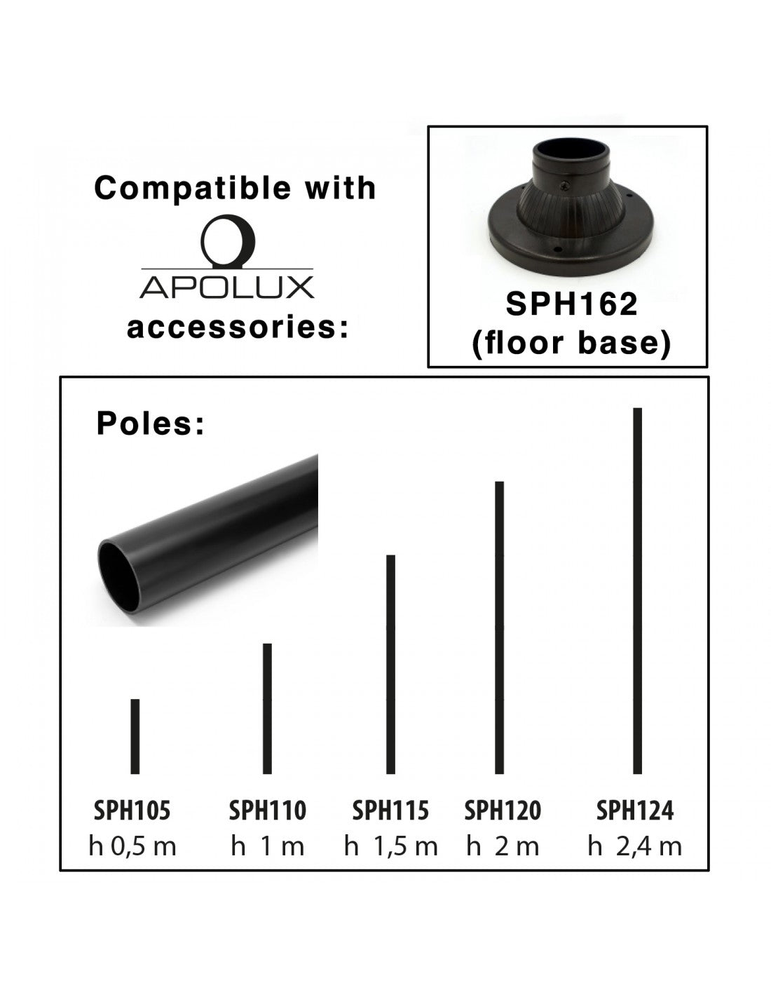 Lampione LED Solare 2300 Lumen, IP65, Da Montare su Palo – Velamp SL608