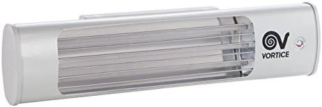 Vortice 70015 Riscaldamento a Parete con Cordino, infrarossi, 600/1200/1800 W, Thermologika Design Grigio Chiaro, 0