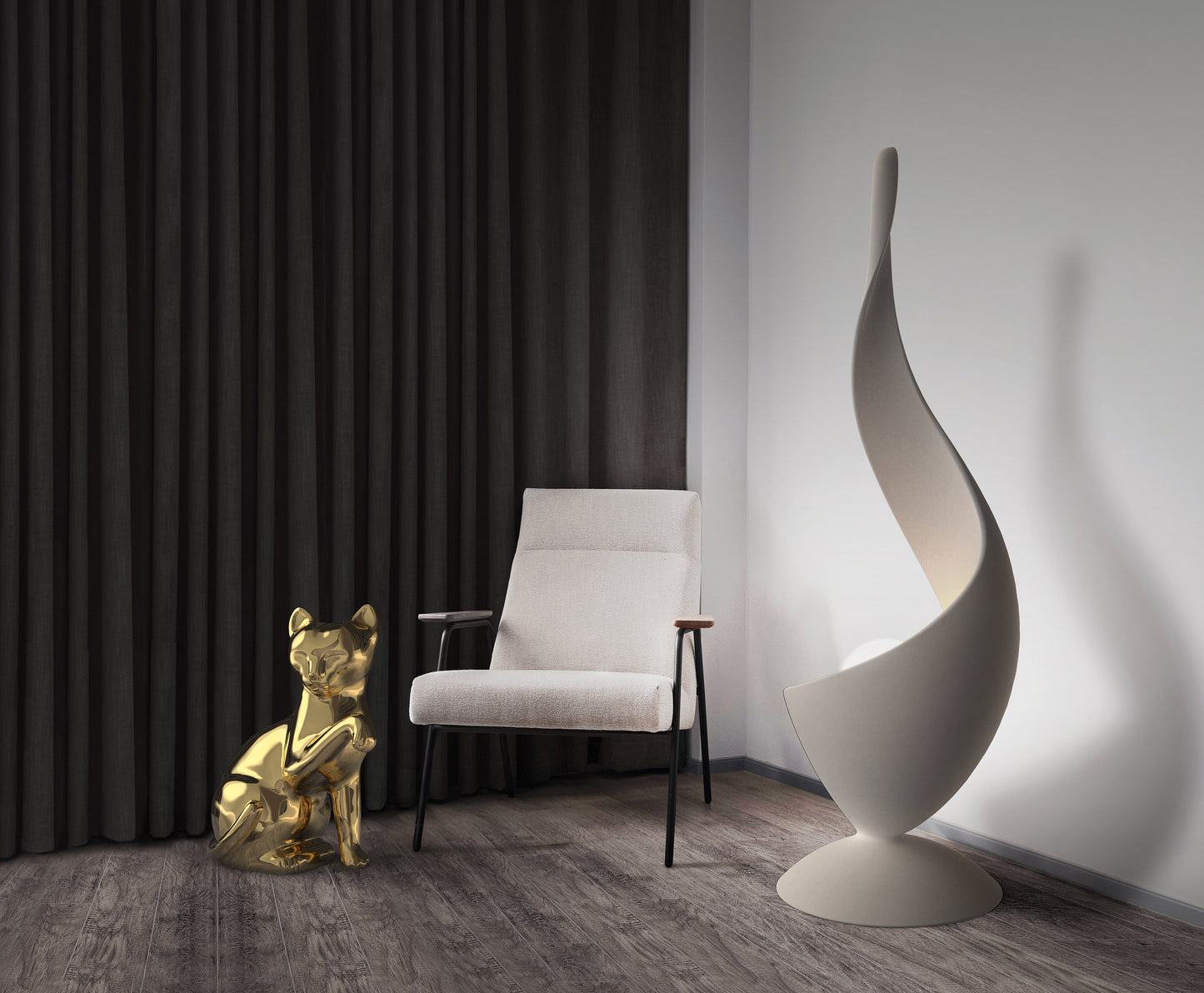 Chorustyle Aurora OG500P60 - Lampadaire design LED - Lumière, Design, Innovation, Bien-être