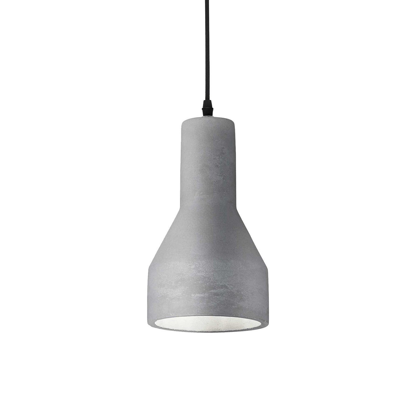 Lampadario rustico ideal lux oil 1 sp1 110417 e27 led sospensione cemento calata interno ip20