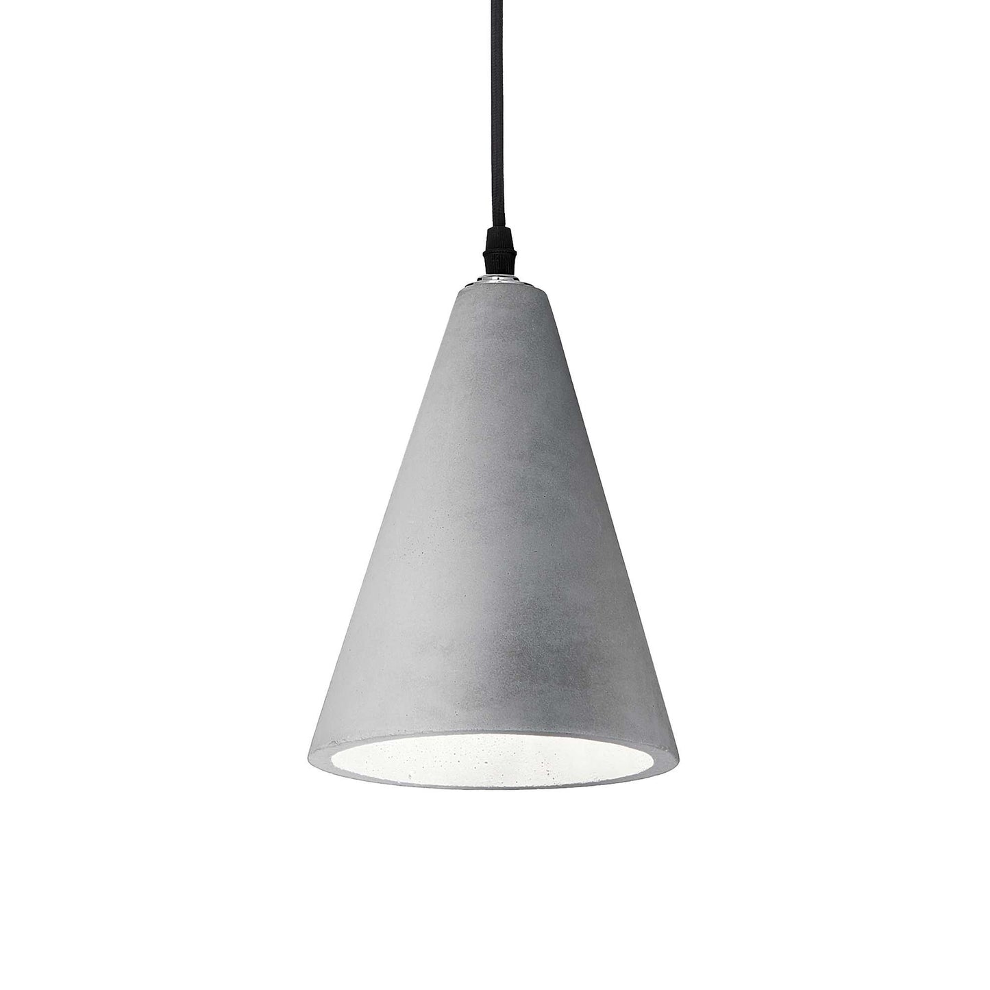 Lampadario rustico ideal lux oil 1 sp1 110424 e27 led sospensione cemento calata interno ip20