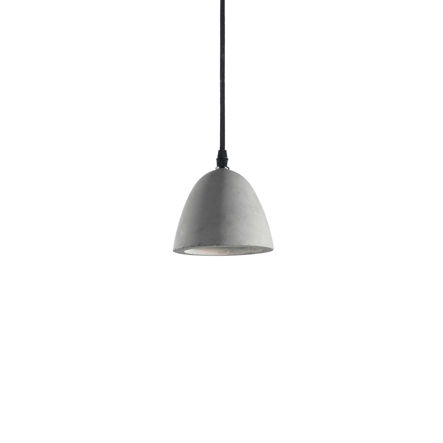 Lampadario rustico ideal lux oil 1 sp1 110462 e27 led sospensione cemento calata interno ip20