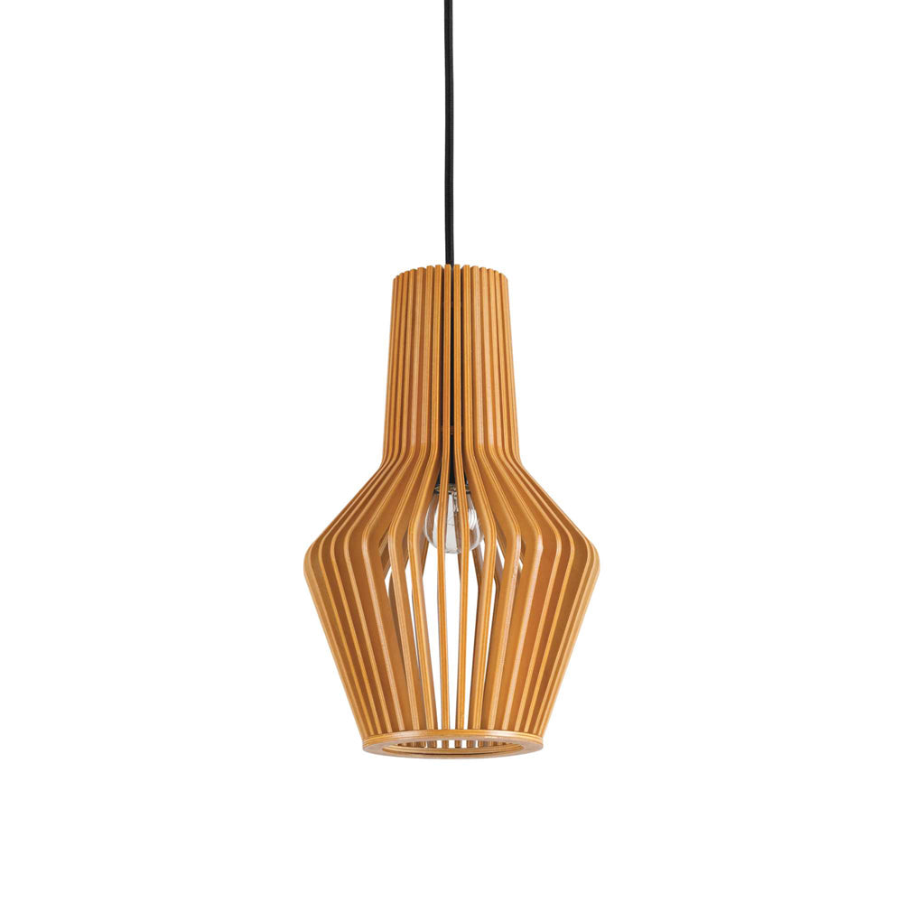 Lampada A Sospensione 1 Luce Citrus Mod1 In Legno Verniciato - Ideal Lux 159843
