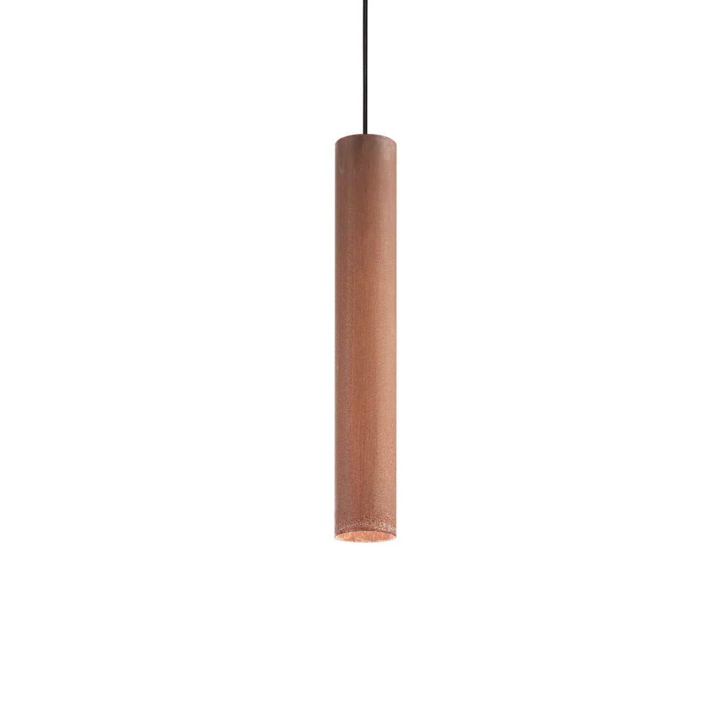 Sospensione LOOK SP1 D06 Coffee/Corten – Ø60 mm, H 400 mm – Ideal Lux 170589