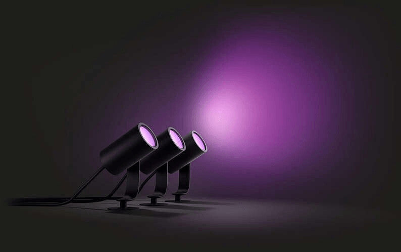 Philips Hue Pack faretto 3x Lily Kit 3 Faretti Lily - 1741430P7