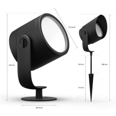 Philips Hue Faretto Lily XL Faretto Lily XL senza alimentatore - 1746230P7