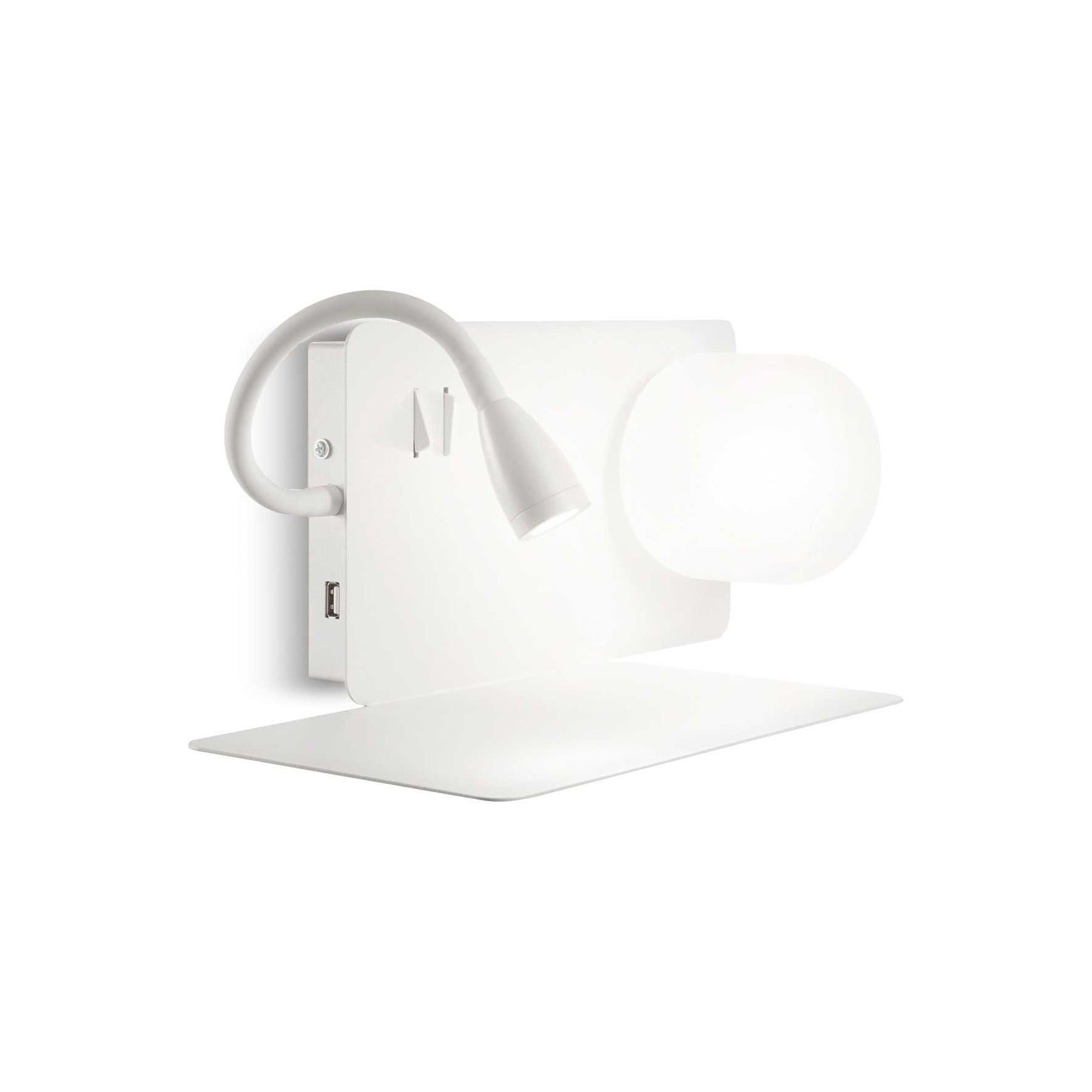 Aplique de lámpara de pared Lux Lux Libro-1 AP2 White 174792