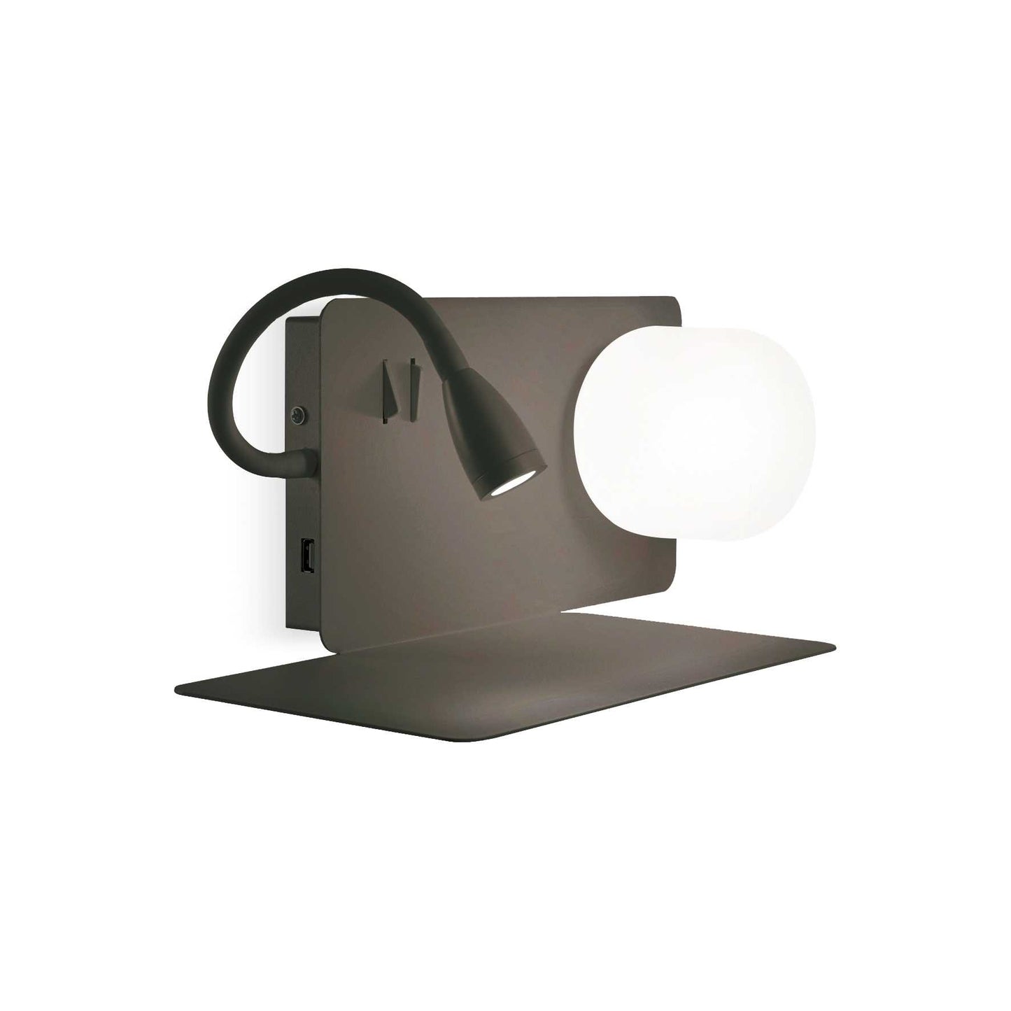 Aplicación de lámpara de pared Lux Lux Lux-1 AP2 Black 174808