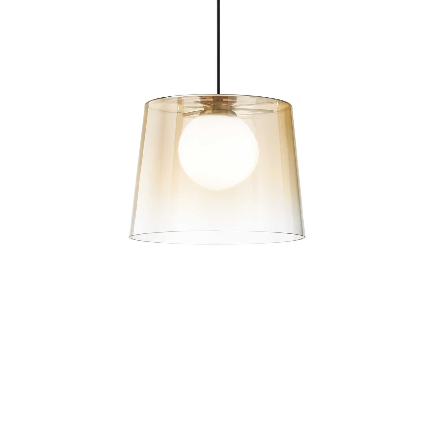 Lampadario sospensione Ideal Lux Fade Sp1 Ambra 271316