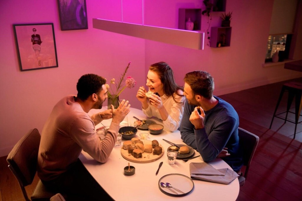 Lampadario LED a sospensione Ensis - Philips Hue 34346700 - bioemissione - bianca