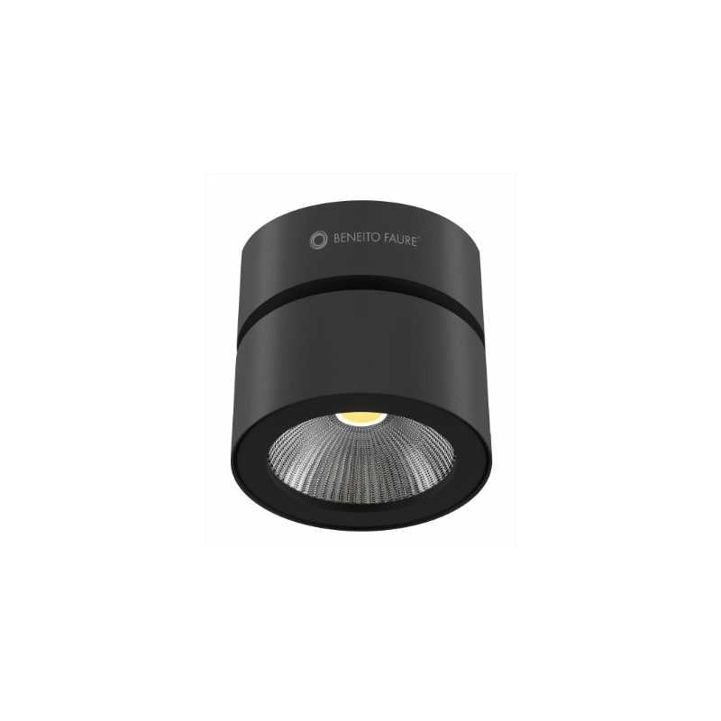 Applique Decorativa Rotonda CONCORD A Led Per Interni 14W Nera Beneito Faure 4233-N
