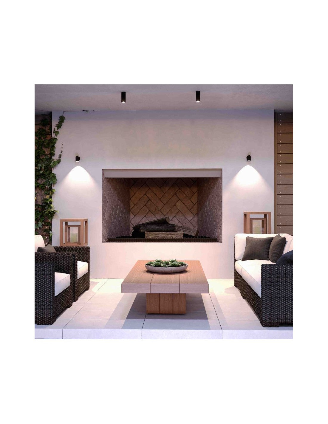 Applique Spot Cylindrique Orientable Plus Interrupteur Led Noir 8w Beneito Faure - 4523