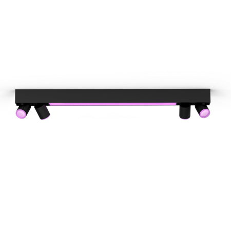 Philips Hue Luminous Bar con Philips Hue - Centris 4 Lights Placina Black Placase 40W 5060730p7