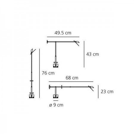 ARTEMIDE - Table Micro Tizio - COD. A008100
