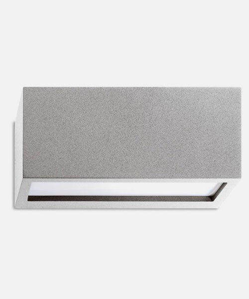 Applique Da Parete Esterna PAN EST 169 LED - Grigio - IP54 - Attacco E27 3 Lati
