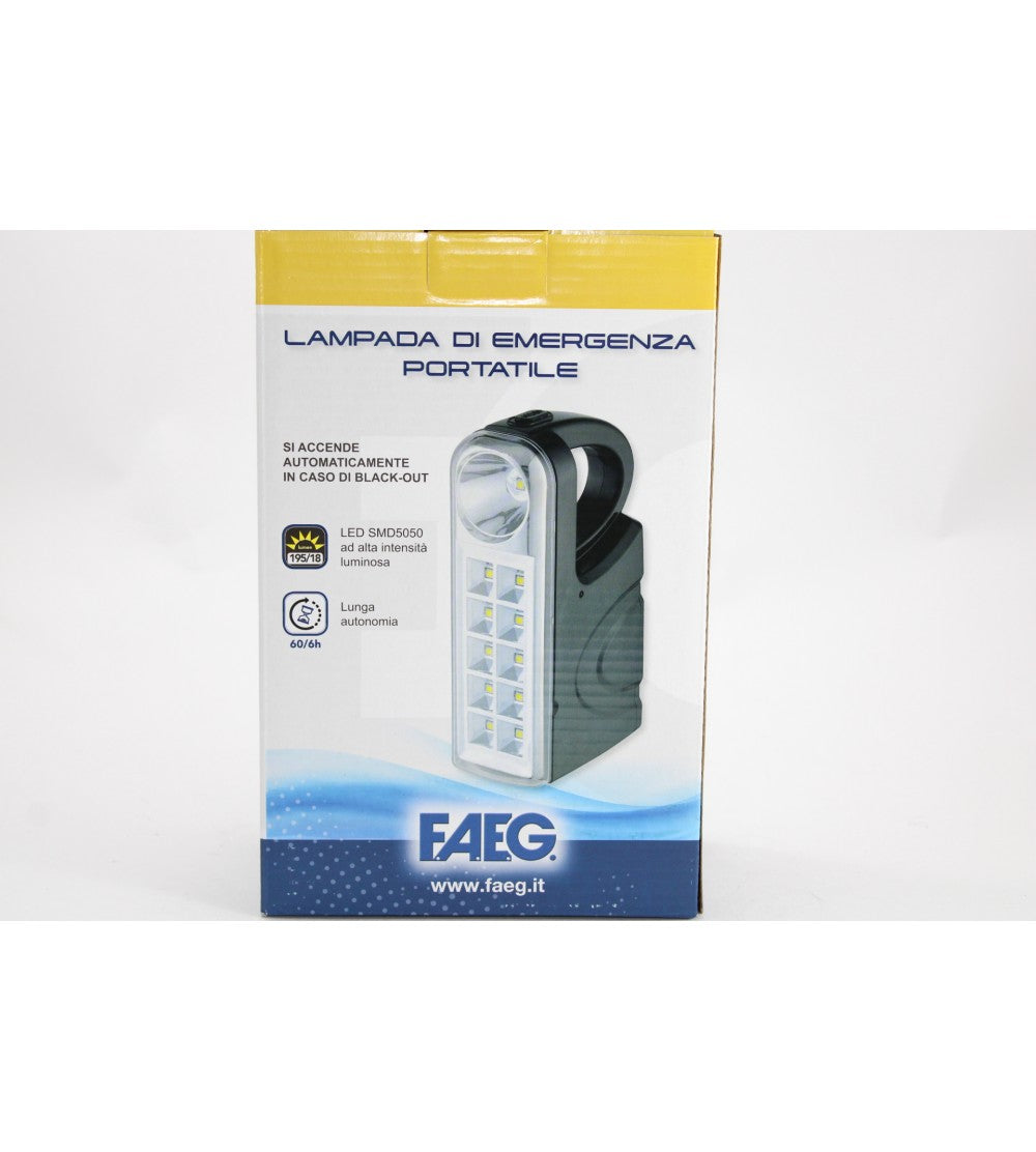 FAEG FG24765 LAMPADA DI EMERGENZA PORTATILE A LED