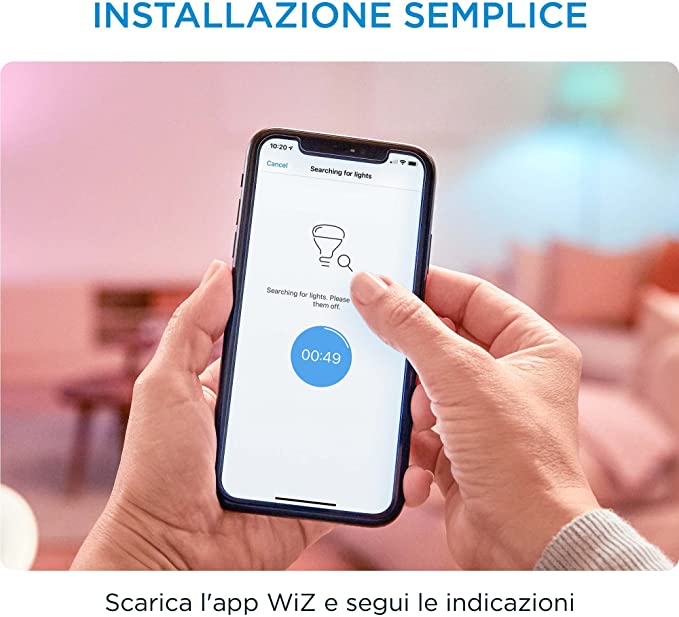 Wiz Sensore wireless di movimento Smart, per interni, rileva movimento fino a 3 m - 78820900