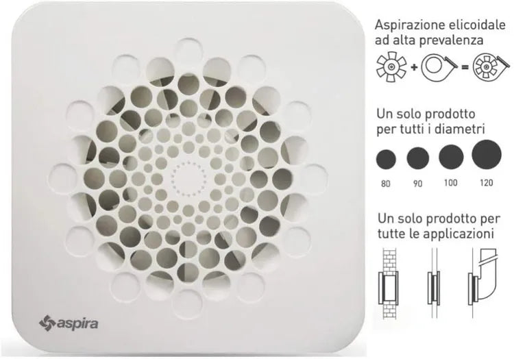 Fantini Cosmi AP3100 Aspirateur hélicoïdal haute pression Blanc