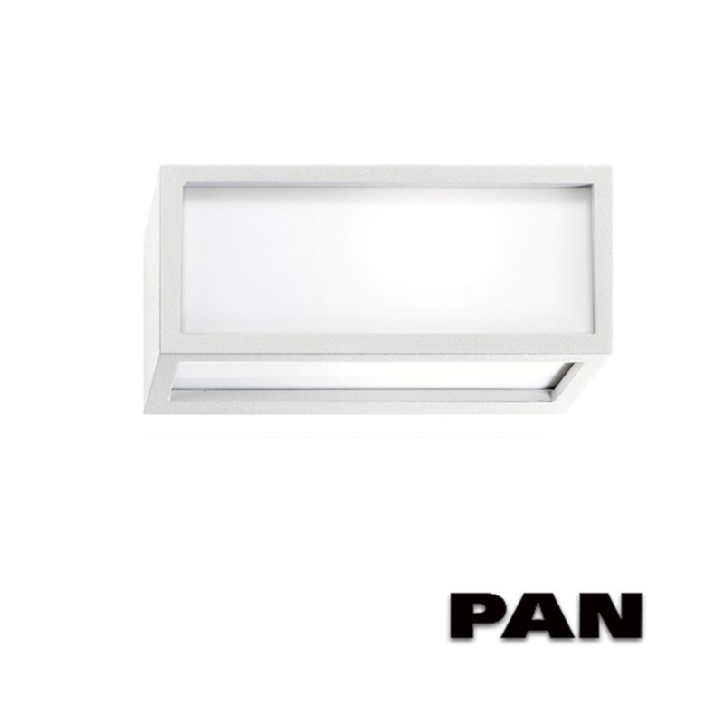 CONNECTION - EST01005 - Lampada da parete per esterno, IP54, E27, Bianco, Emissione Multipla