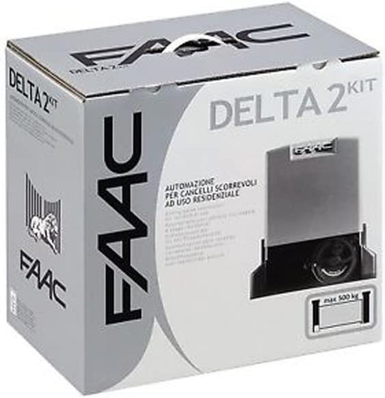 Sliding gate kit FAAC DELTA 2 KIT SAFE 1056303445 automation 500KG 230V