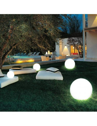 Sfera LED RGB a Ricarica Solare 25cm con Telecomando - Velamp SL528