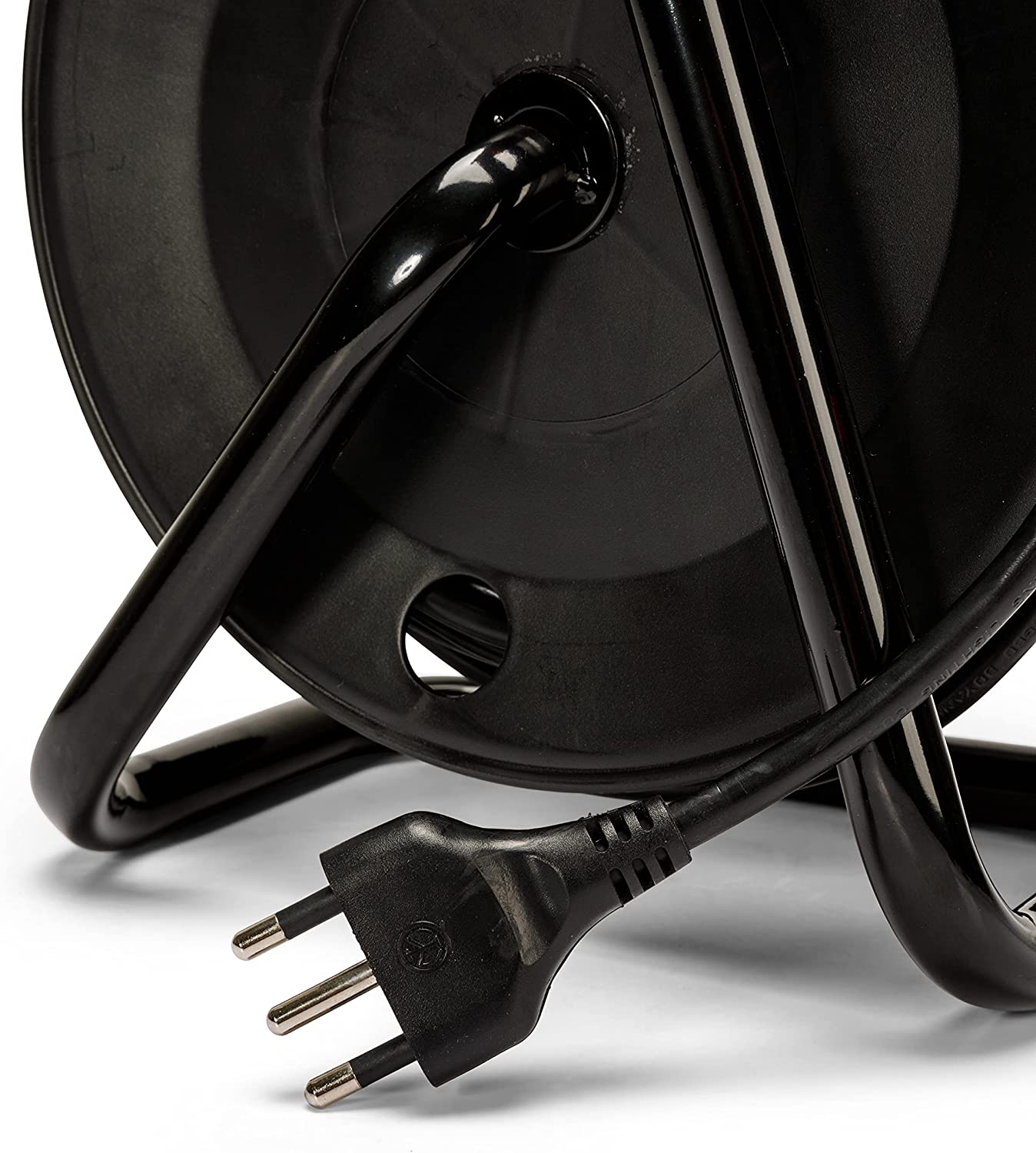 VELAMP REEL-IT-15 Prolunga Elettrica con Avvolgicavo, Nero/Rosso, 15 Metri