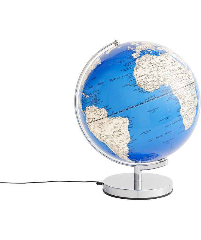 Emform Emse0923 | Stellar Royal Blue Light | Mappamondo Luminoso, Blu, D300 Mm X H380M