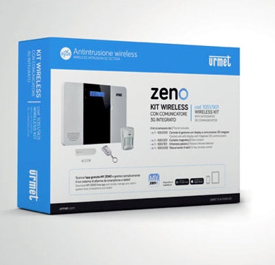 URMET 1051/921 – Kit Antintrusione Zeno Pro con comunicatore 4G/IP/WIFI integrato