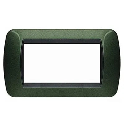 Bticino - Lebendiger internationaler L4804VT 4 - Metallic Green Plaque