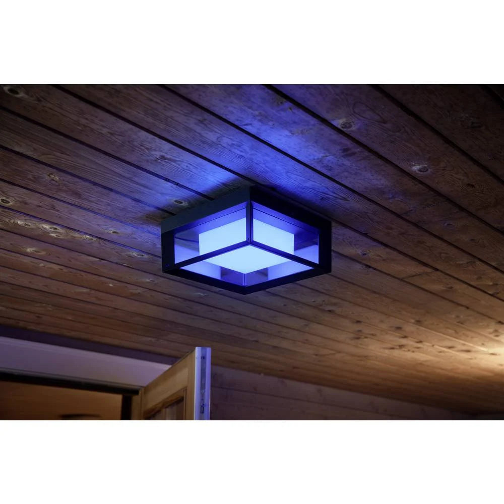 Philips Lighting Hue LED de lámpara de pared externa 1743830p7 LED ecónico con ensamblaje fijo 15 W RGBW