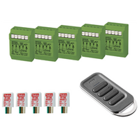 Kit alimentation radio pour 5 volets roulants - YOKIS 5454556