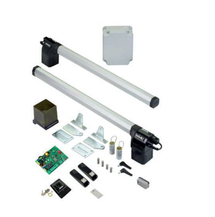 Automatisme électromécanique pour portail - Eco Kit 230V Gris - FAAC 105632445 