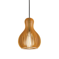 1 Light Citrus Mod3 Suspension Lamp in Painted Wood - Ideal Lux 159867