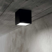 Plafoniera coffee da esterno Ideal Lux 251592 TECHO SMALL GU10 LED IP54 lampada soffitto moderna