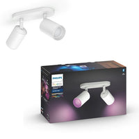 Hue White and Color Ambiance Double Spotlight - Hue 5063231P7 
